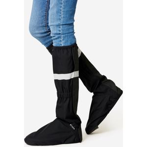 Waterdichte hoge fietsoverschoenen 940 zwart
