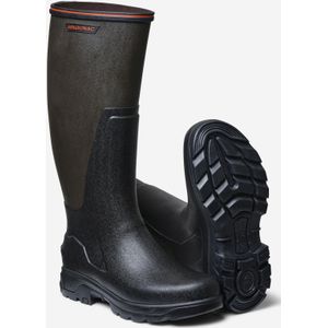 Stevige waterdichte herenlaarzen supertrack 500 groen