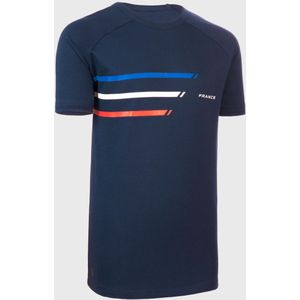 Rugby supporters t-shirt kinderen r100 blauw