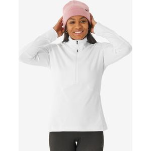 Thermische onderlaag voor dames 500 halve rits wit