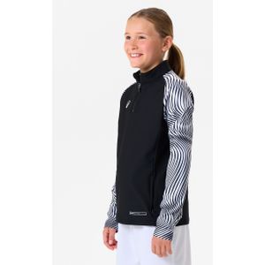 Training top kind club wavy zwart/wit