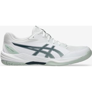 ASICS - Gel-Task 4 - Sportschoenen - Wit/Tranquil Sea - Volleybalschoenen