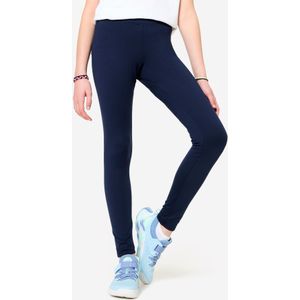 Warme en ademende sportlegging voor meisjes blauw