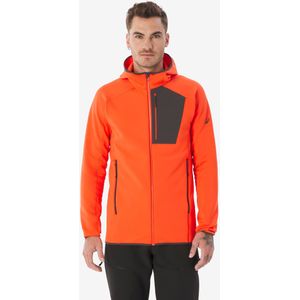Fleece jas mh500 voor heren full zip rood