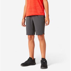 Short voor kinderen ademend katoen 500 grijs