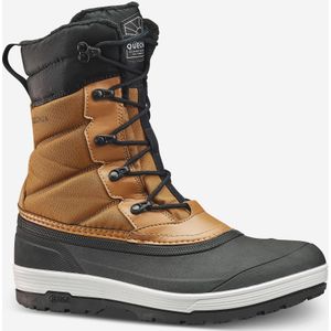 Snowboots heren - warme waterdichte sneeuwlaarzen met veters - sh500 - bruin