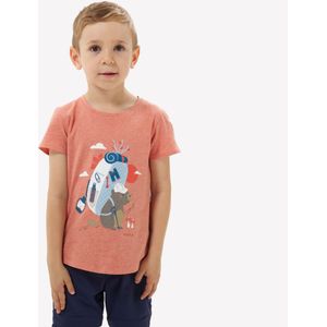 Wandel t-shirt voor kinderen van 2-6 jaar mh100 oranje