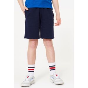 Multisport kindershort katoen marineblauw