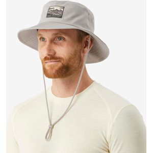 Uv-werende hoed voor trekking heren travel 100 grijs