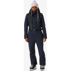 Ski- en snowboardpak 500 dames marineblauw