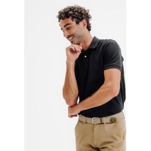 Golfpolo heren mw500 zwart