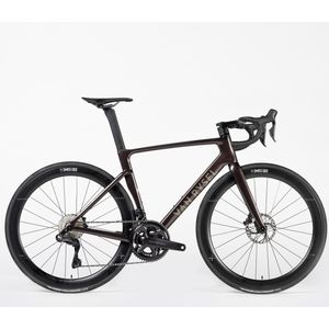 Racefiets rcr pro shimano ultegra di2 vermogensmeter roodbruin