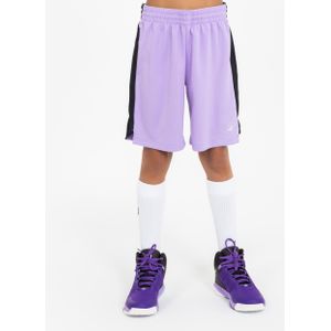 Basketbalshort voor kinderen sh 500 paars