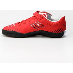 Zaalvoetbalschoenen kind ginka 500 klittenband rood