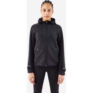 Hardloopjack run 500 voor dames warm zwart