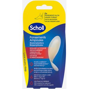 Hydrocolloïde blarenpleisters voor de hiel 5 stuks
