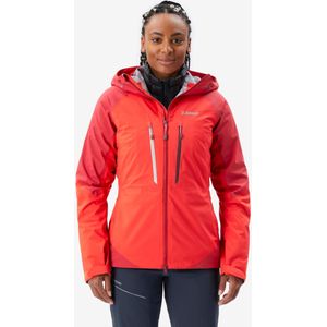 Waterdichte jas voor bergsport dames alpinism light rood