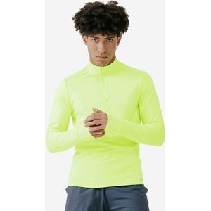 Warm en goed zichtbaar hardloopshirt voor heren warm day visibility lange mouwen