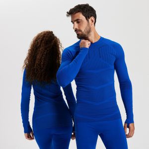 Thermoshirt unisex keepdry 500 met lange mouwen indigoblauw