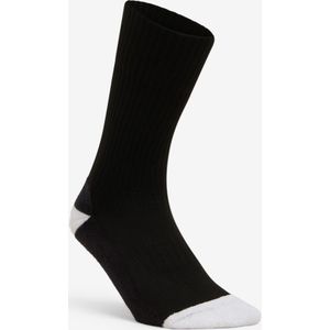 Halfhoge handbalsokken voor volwassenen h500 zwart/wit 1 paar