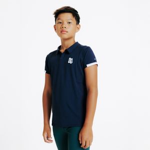 Poloshirt met korte mouwen club marineblauw