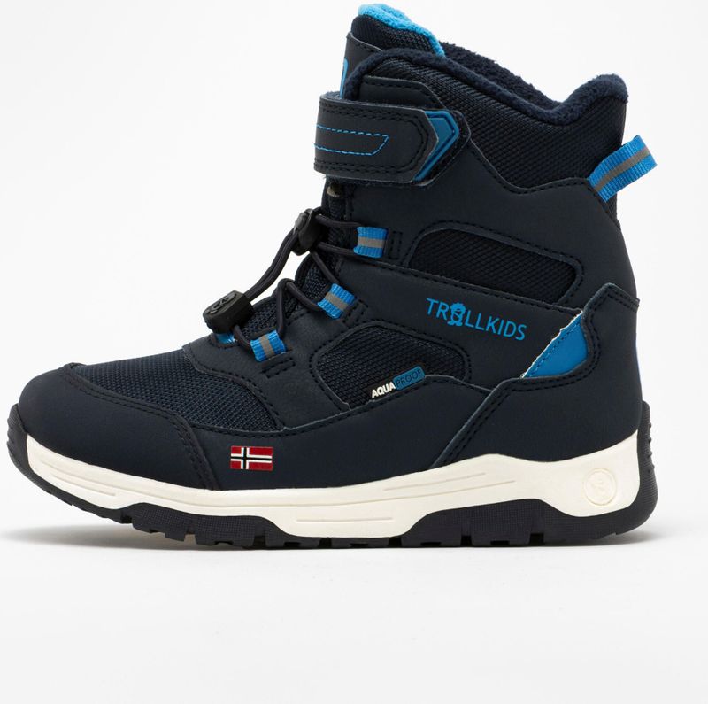 Trollkids - Lofoten Pro - Snowboots - Zwart - Waterdicht - Fleece Voering