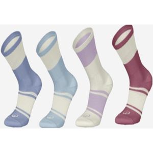 Sportsokken rs 300 hoog kind multicolor set van 3 paar