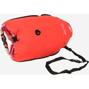 Boei openwaterzwemmen compartiment binnenin en net ows500 oranje