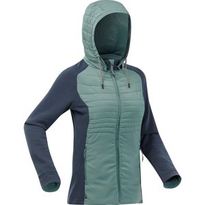 Hybride hoodie voor wandelen dames nh500