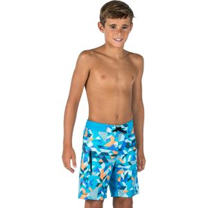 Boardshort jongens 550 softgeo blauw