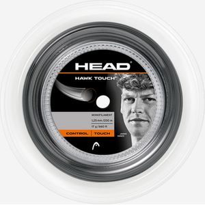 Tennissnaar hawk touch monofilament 1.25 mm antraciet