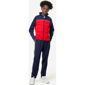 Tweekleurig trainingspak voor kinderen rood/blauw