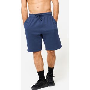 Molton fitness short met zakken voor heren
