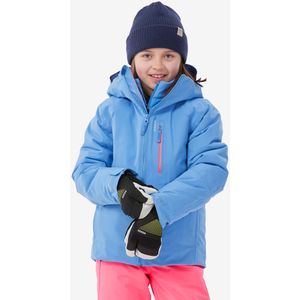 Warme en waterdichte ski-jas voor kinderen 550 blauw