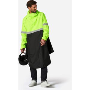 Fietsponcho 560 - Zwart/Fluogeel - Regenponcho - Zichtbaarheid Dag en Nacht