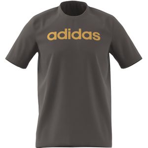 T-shirt voor fitness en soft training heren grijs