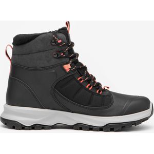 Warme en waterdichte wandelschoenen mh500 mid voor dames zwart