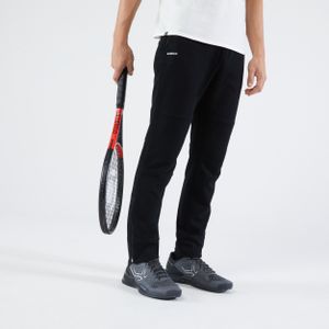 Tennisbroek voor heren soft zwart