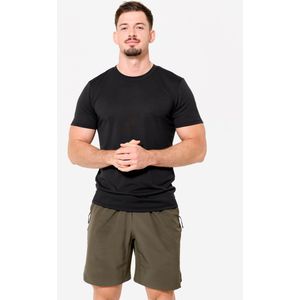 Ademend t-shirt voor crosstraining heren slim fit