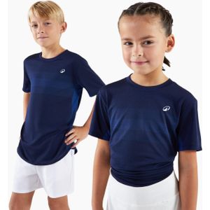 Tennisshirt voor kinderen light donkerblauw
