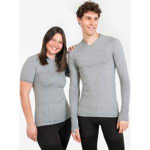 Thermoshirt heren / dames keepdry korte mouwen grijs