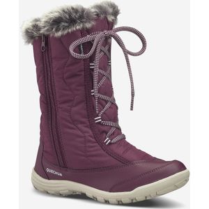Warme en waterdichte snowboots voor meisjes sh500 rits maat 30 tot 38