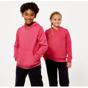 Katoenen hoodie kinderen laurierroze