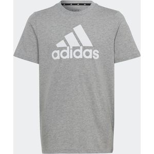 T-shirt wit/grijs met logo