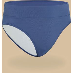 Bikinibroekje voor surfen hoge taille meisjes bao 500 blauw