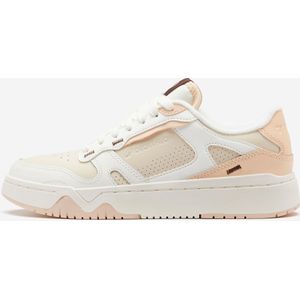 Sneakers cj80 dames leer beige/pastelroze