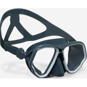 Duikbril 500 dual zwart kaki