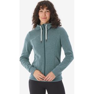 Ademend wandelsweatshirt nh500 voor dames groen