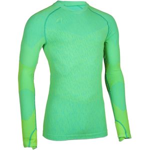 Thermoshirt heren / dames keepdry lange mouwen neongroen
