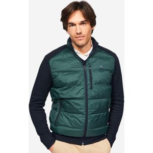 Hybride jas voor golf heren cw900 blauw groen